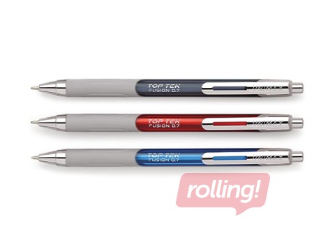 Ballpoint pen Unimax Top Tek Fusion, 0.7 mm, blue
