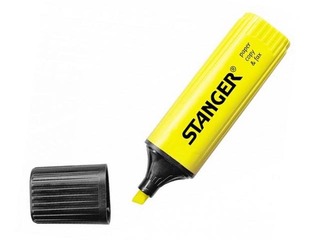 Tekstimarker Stanger, 1-5 mm, kollane