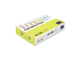 Koopiapaber Image Coloraction, A4, 80 g/m2, 500 lehte, Ibiza / neoonkollane