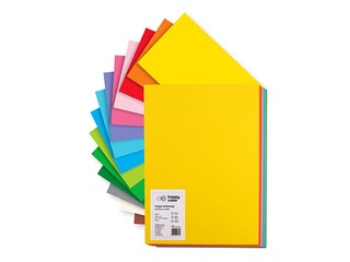 Värviline paber Happy Color  A4, kahepoolne, 200 lehte, erinevad värvid