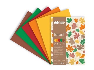 Dizaina papīrs Autumn A4, 170 g/m2, 20 loksnes, 5 krāsas