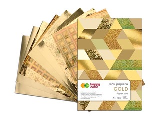 Disainpaber Gold, A4, 150-230 g/m2, 10 lehte