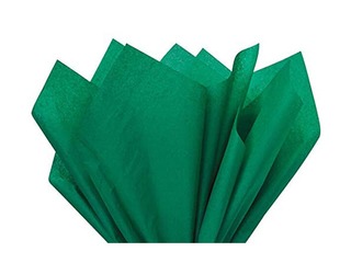 Siidipaber Vert jade 42, 18 g/m2, 50 x 75 cm, 24 lehte