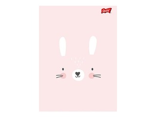 Kaustik Unipap A5, Cute Face Rabbit, ruuduline, 32 lehte
