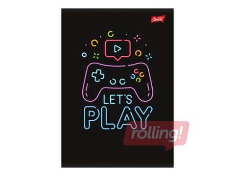 Notebook Unipap A5, Player Lets Play, squared, 32 pages