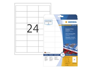 Sügavkülma etiketid Herma Special, A4, 66x33.8 mm, 25 lehte, valge