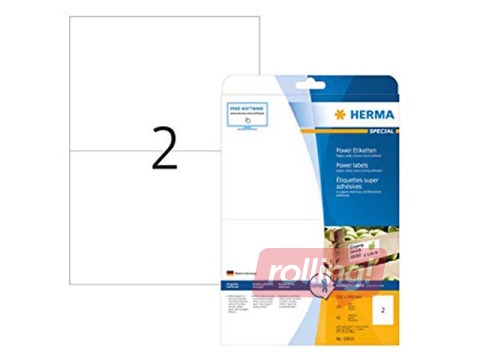 Läbipaistvad etiketid Herma Special, A4, 210x148 mm, 25 lehte