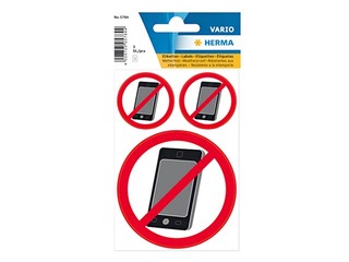 Informatiivne kleebis 'Mobiiltelefoni kasutamine keelatud'