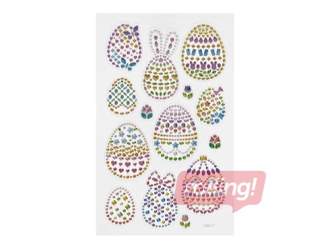 Stickers Diamond Easter eggs 1 sheet