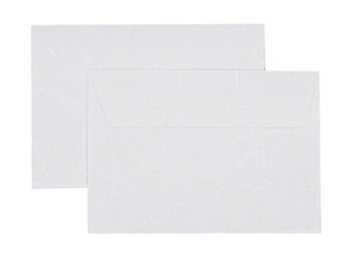 Ümbrikud Wind white С6, 10 tk., valge paberile läikiv muster