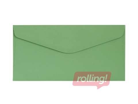 Envelopes Smooth green DL, 10 pcs.