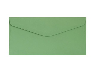 Envelopes Smooth green DL, 10 pcs.