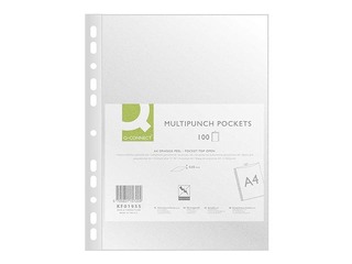Document pockets Q-Connect, A4, matted, 50 mic., 100 pcs.
