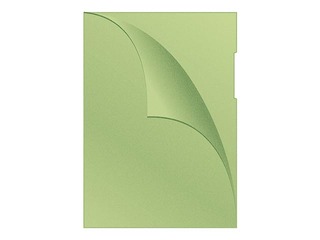 Plastic folder Q-Connect,  A4, 120 mic., matted, green, 100 pcs.