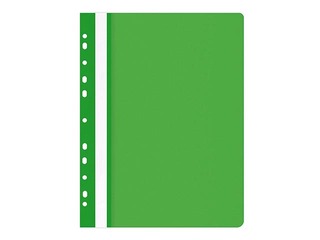 Mape ātršuvējs Office Products ar perforāciju, A4, zaļa