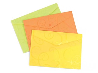 Folder-envelope Forpus, A4, yellow
