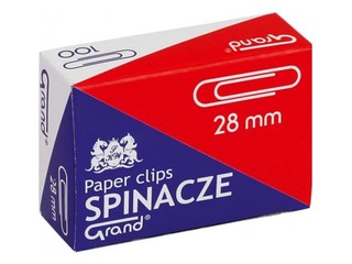 Paper clips Grand, 28 mm, 100 pcs.