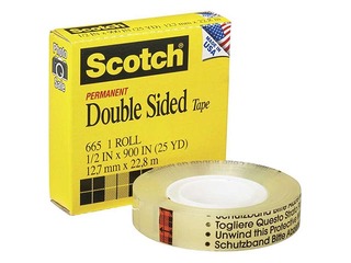 Two sided tape 3M Scotch, 12mm x 23m + GIFT! Buy tape and receive a gift!