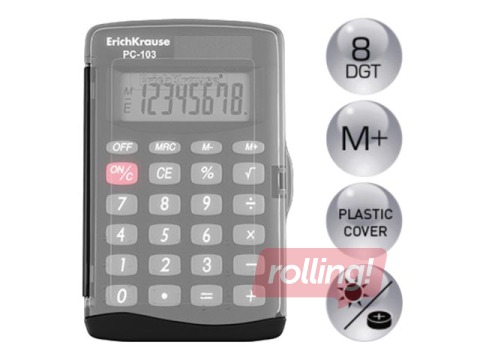 Pocket electronic calculator ErichKrause PC-103