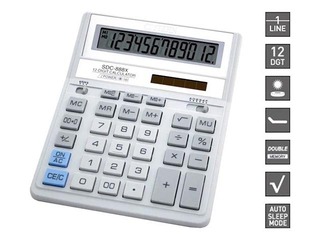 Kalkulaator Citizen CT-888 XWH, valge