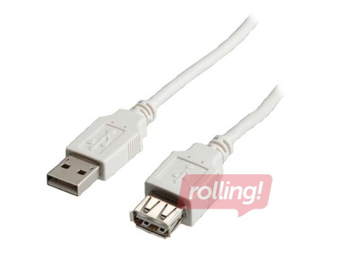 USB 2.0 Kaabel, Tüüp A-A, M/F, 1.8 m