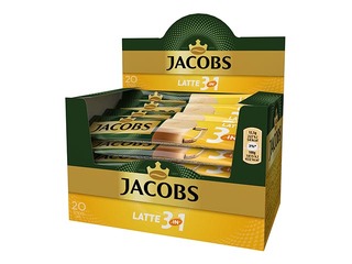 Lahustuv kohv Jacobs Cafe Latte, 20x12.5g, 250g