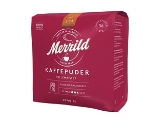 Kohvipadjad Merrild 103 Mellemristet, 250 g