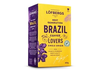 Jahvatatud kohv Löfbergs Brazil Single Origin, 450 g