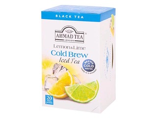 Must jäätee Ahmad, Cold Brew Lemon & Lime 20 tk.