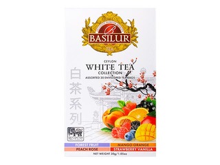 Valge tee Basilur Premium White Tea Assorted, 20 pakki.