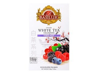 Valge tee Basilur Premium White Tea Forest Fruit, 20 pakki.