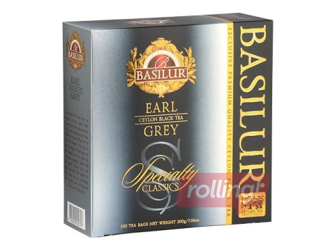 Must tee Basilur Specialty Classics Earl Grey, 100 pakki