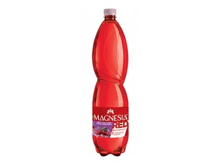 Carbonated mineral water with cranberry flavor, Magnesia red, 1,5l