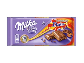 Milka Daim šokolaad, 100g          