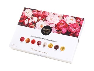 Pure Cholotate‘i eksklusiivne šokolaaditrühvlite kollektsioon, Spring/Flowers 32, 265g