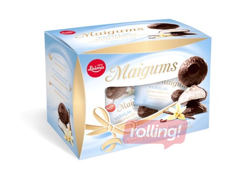 Vahukomm vaniljes tumedas šokolaadis Pehmus, Laim, 185 g