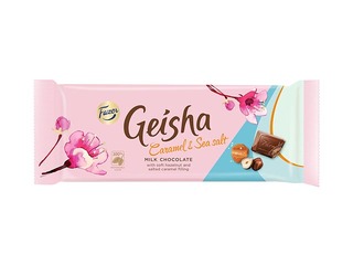 Šokolaad karamelli ja meresoolaga Geisha, 100 g