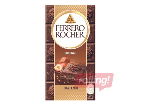 Šokolāde piena Ferrero Rocher, 90g