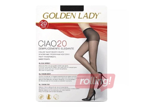 Naiste sukkpüksid, Ciao, Golden Lady, 20 den, Nero, 3 suurust