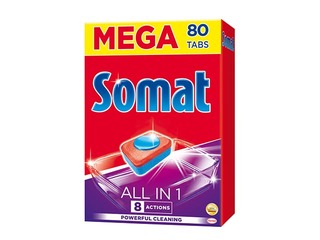 Tablets for dishwasher SOMAT all in one, 80pcs