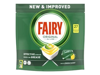 Nõudepesumasina tabletid Fairy All in 1 sidrun, 27 tk