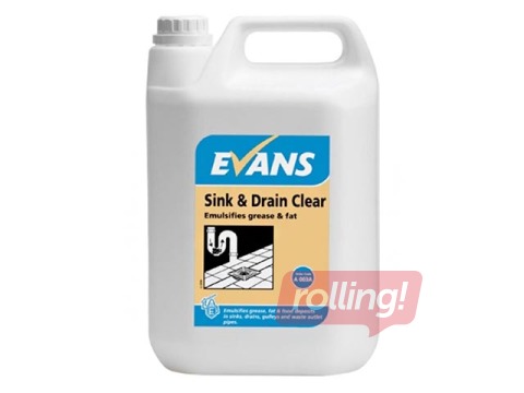 Universaalne puhastusvahend Evans Vanodine Sink&Drain Cleaner, 2.5 l