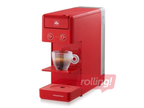 Capsule coffee machine Illy Y3.3, red