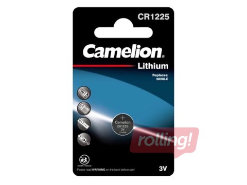 Patarei Camelion Lithium CR1225, 3V, 1 tk.