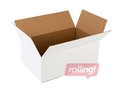 Pappkarp pakkide jaoks, suurus L, 440 x 315 x 210/150 mm, valge