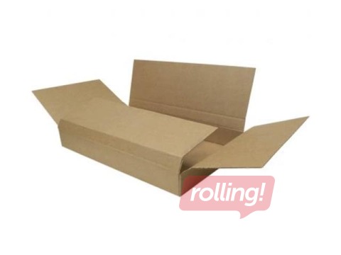 Cardboard box for parcels, sizeS, 580x350x110/70mm, brown