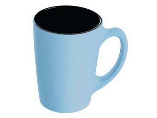 Mug Alix, glass, 320 ml, sky blue