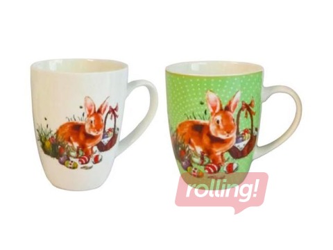 Mug Easter bunny ceramic, 340ml