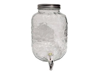 Glass jar with tap, 4.2l