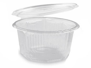 Plastic box with lid, 1000ml, 50 pcs.
